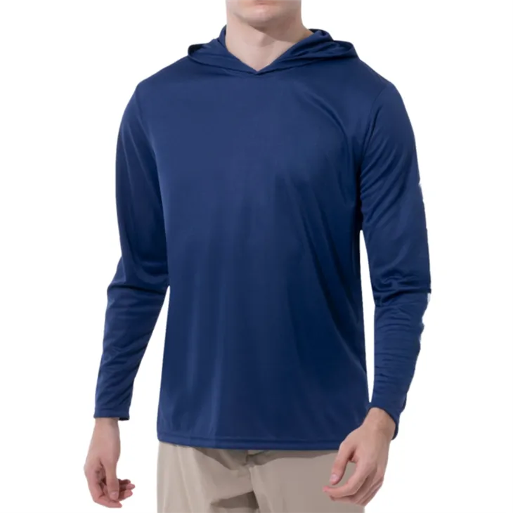 Oem Manufacturer Outdoor Hunting Upf 50 Anti-bacterial Moisture Wicking Long Sleeve Hooded Fishing Hoodie