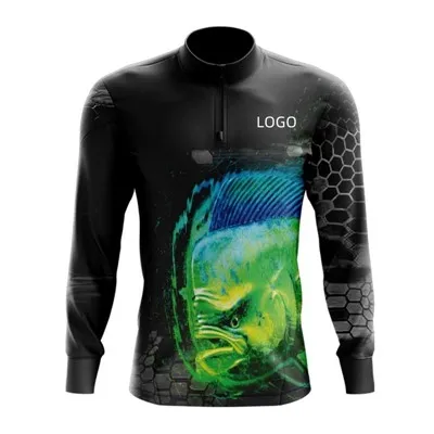 Anpassad leverantör Outdoor Camping Upf 50 Snabbtorkande långärmad fiskeskjorta